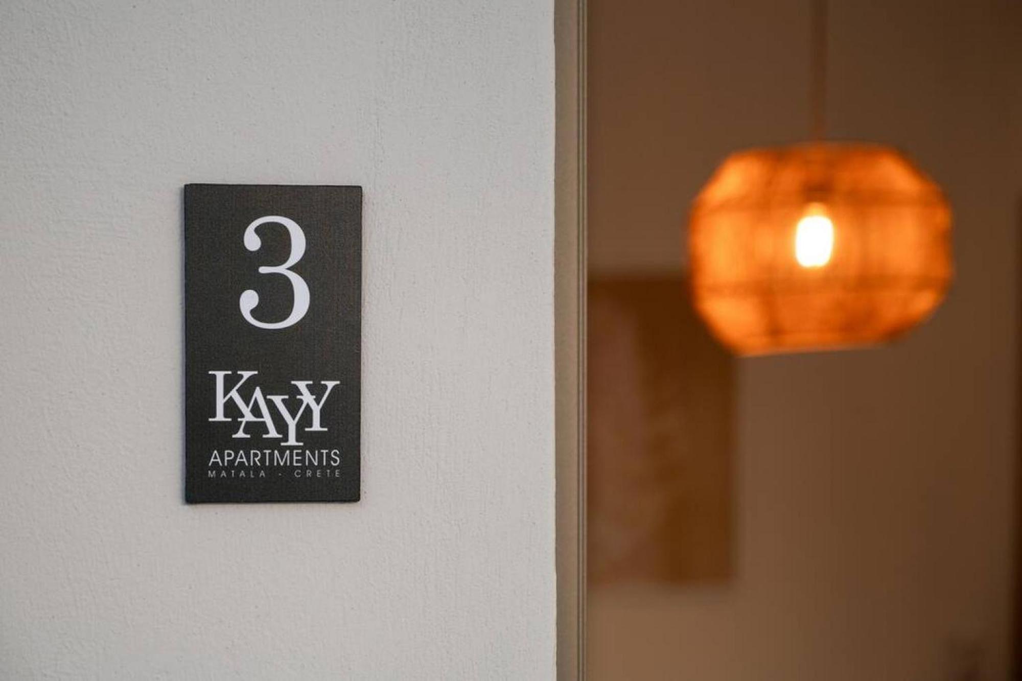 Kayy Apartments 3 In Matala Luaran gambar